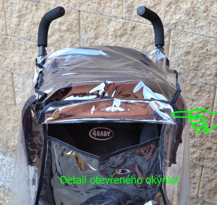 Pláštěnka na kočárek Dětský svět sportovní nádstavba kombinovaných kočárků 