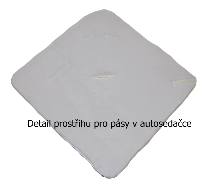 Letní kojenecká rychlozavinovačka do autosedačky Dětský svět bez kapuce růžová