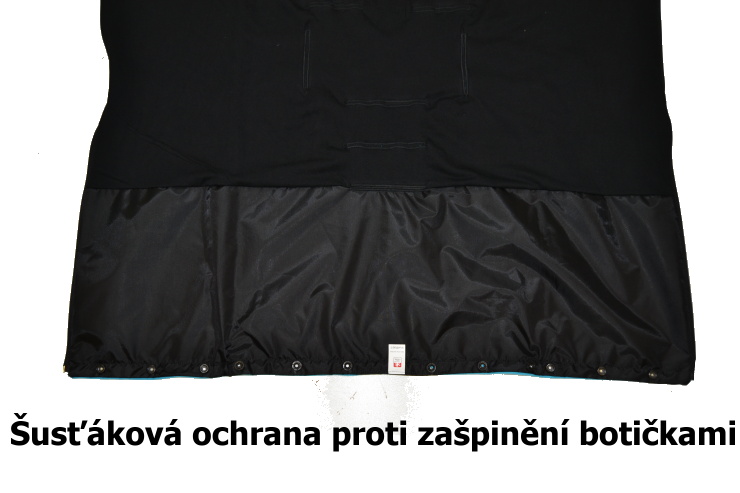 Jarní fusak do kočárku Dětský svět Benjamín zelenožlutý se Slonem