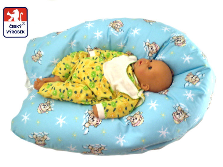 Kojící polštář/rohlík Dětský svět Slon
