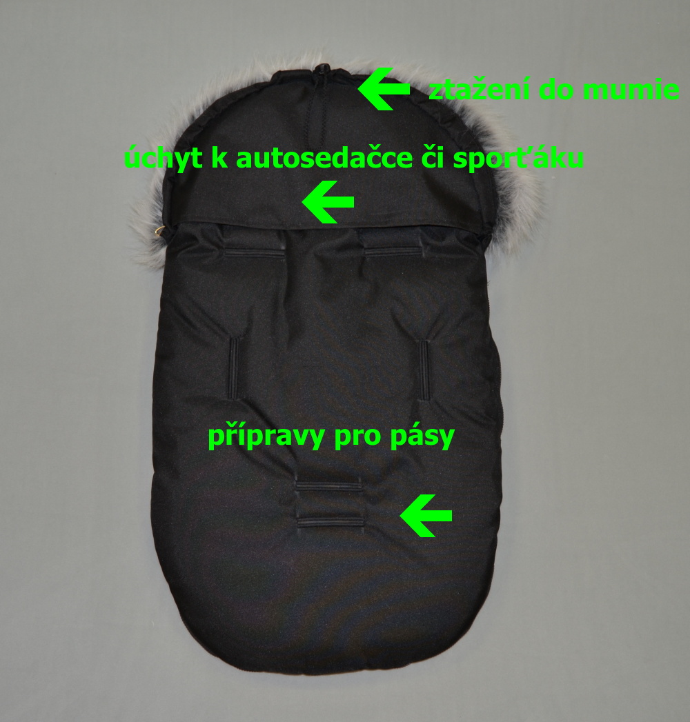 Zimní fusak Dětský svět Mini Baby černý