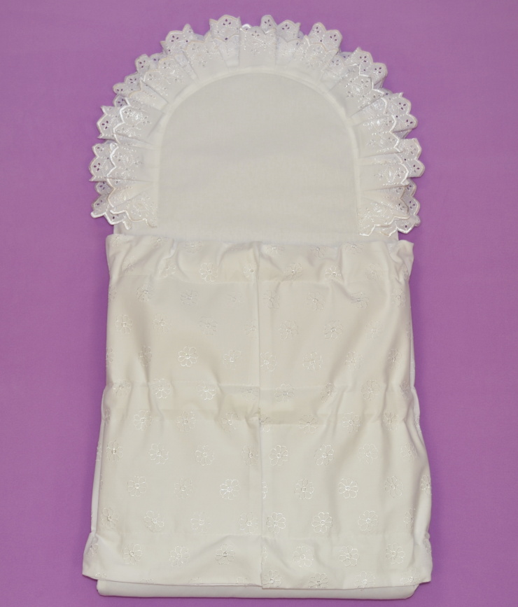 Krajková zavinovačka Dětský svět obdélníková s krajkou Gabriela