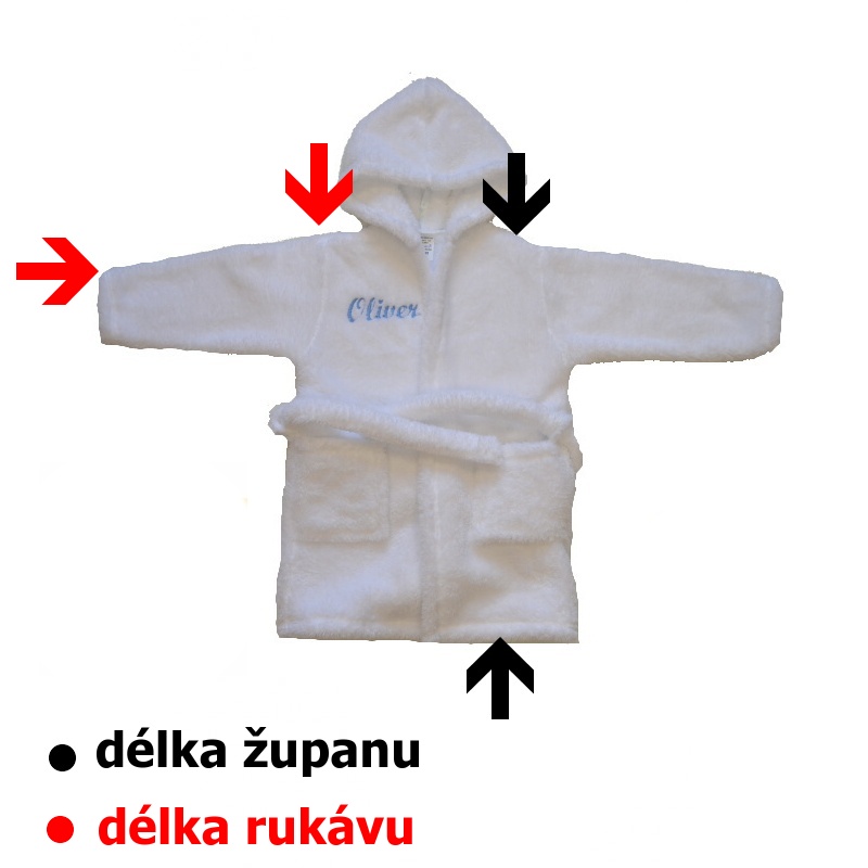 Dětský froté župan Dětský svět krémový s výšivkou sovy velikostn 110