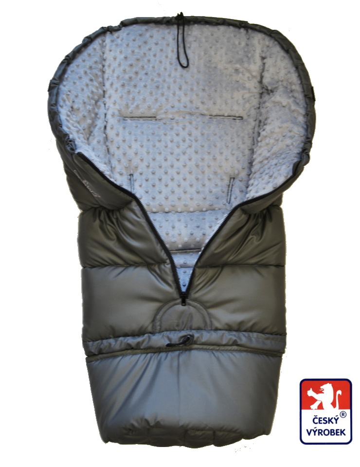 Dětský fusak Dětský svět winter sport MINKY šedý/bílá