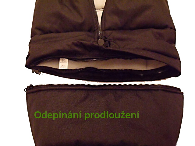 Dětský zimní fusak Dětský svět winter sport černý/MINKY bílá