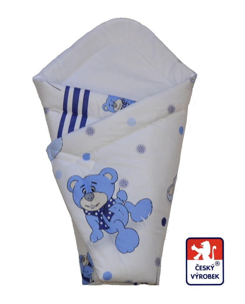 Bavlněná dětská látka v metráži, béžový Medvídek