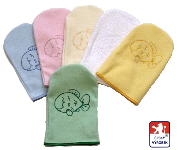 Dětská froté osuška Dětský svět modrá rybkou