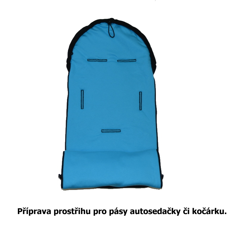 Jarní fusak do kočárku Dětský svět šedý se zelenou žirafou