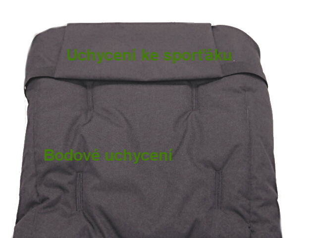 Zimní fusak do kočárku s rukávníkem Dětský svět WINTER SPORT grey/light grey