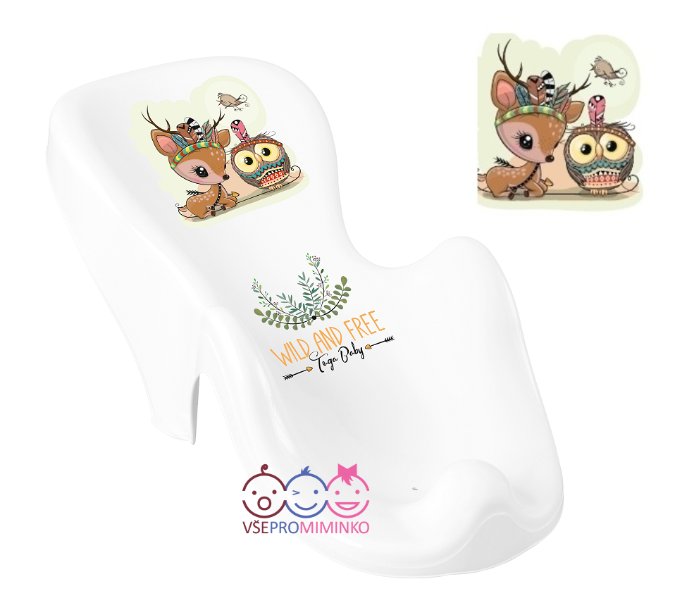 Dětská vanička Tega Sloník 102cm