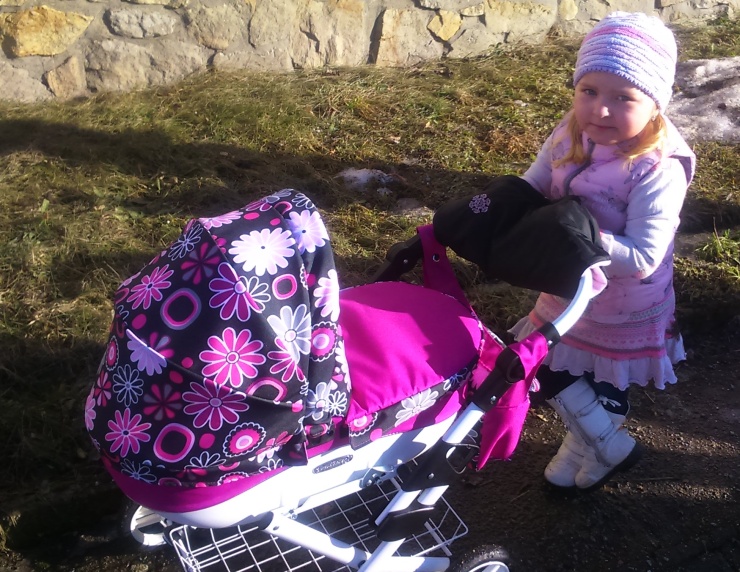 Kočárek pro panenku Adbor Lily LC16