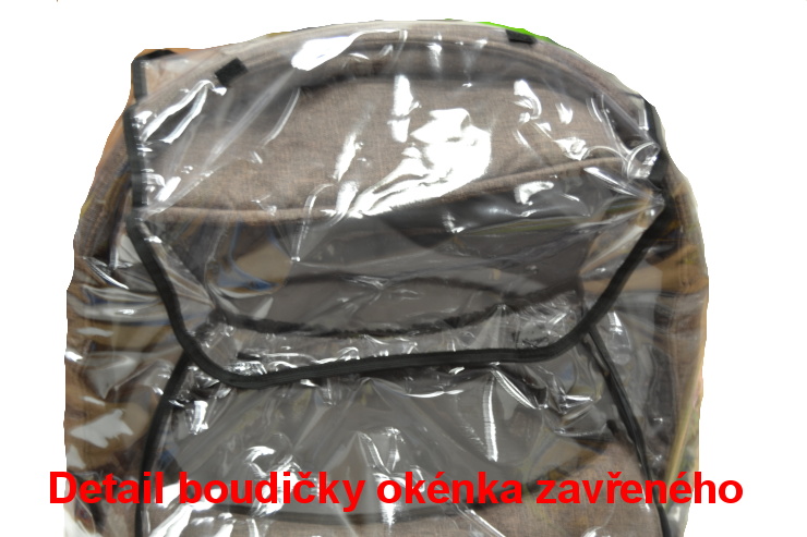 Pláštěnka na kočárek Dětský svět na hlubokou korbičku  s otvíracím/zavíracím okýnkem vel.M