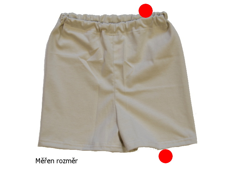 Dětské letní kraťásky Dětský svět středně modré