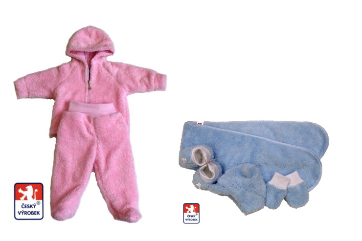 Zimní kojenecký kabátek Dětský svět Lama bílý s ouškama 