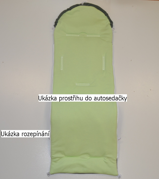 Jarní fusak do kočárku Dětský svět krém/banán se sluníčkem