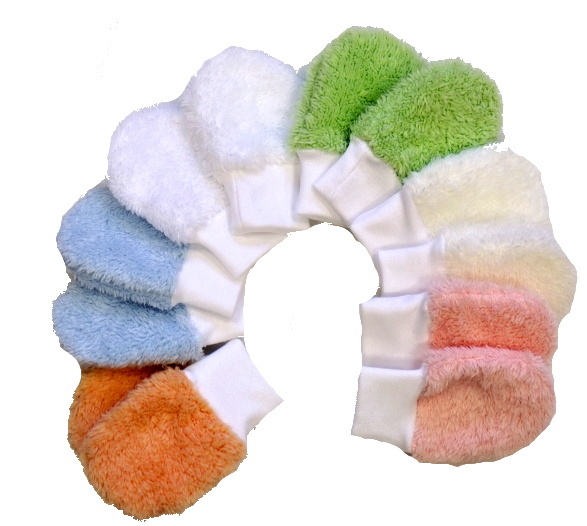 Kojenecké rukavičky Dětský svět ťapky Lama, zelené vel.1