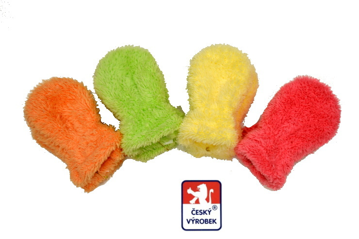 Dětské/kojenecké rukavičky Dětský svět se šňůrkou Lama, modré vel.0