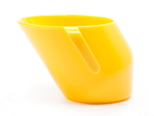 Dětský anatomický hrníček Doidy cup žlutý