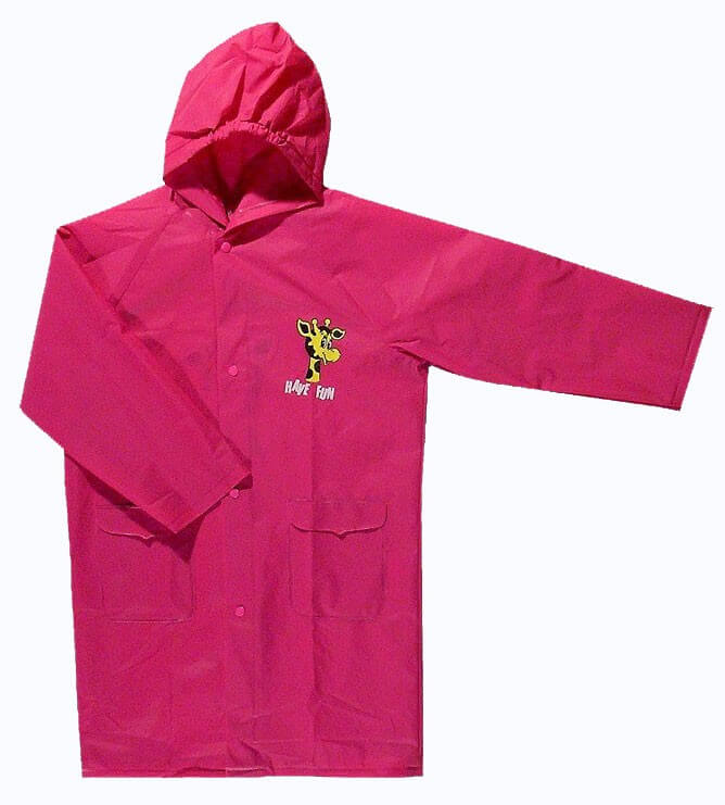 Dětská pláštěnka Viola růžová velikost 120