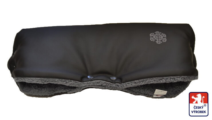 Zimní rukávník na kočárek Dětský svět ELEGANC Grey/Grey