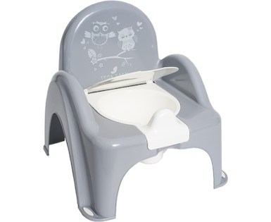 Dětský nočník křesílko Tega Baby Sova šedobílá