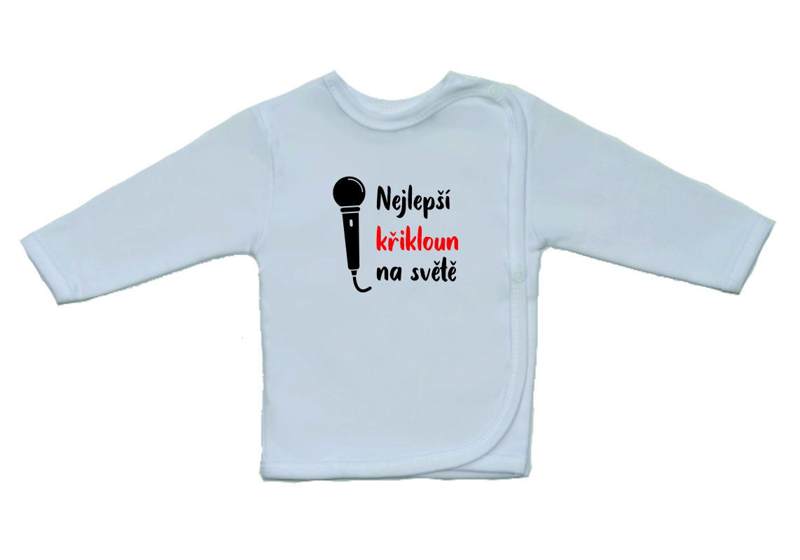 Kojenecká košilka s potiskem Gama, křikloun