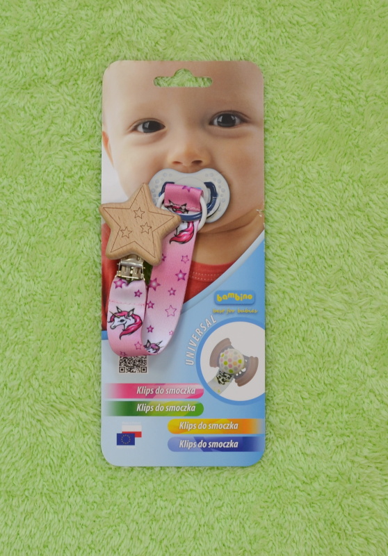 Klips na dudlík TopGal hvězdička