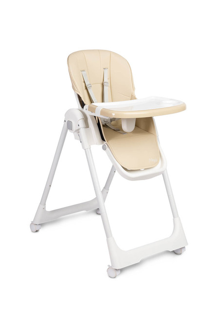 Dětská jídelní skládací židlička CARETERO Megalo beige