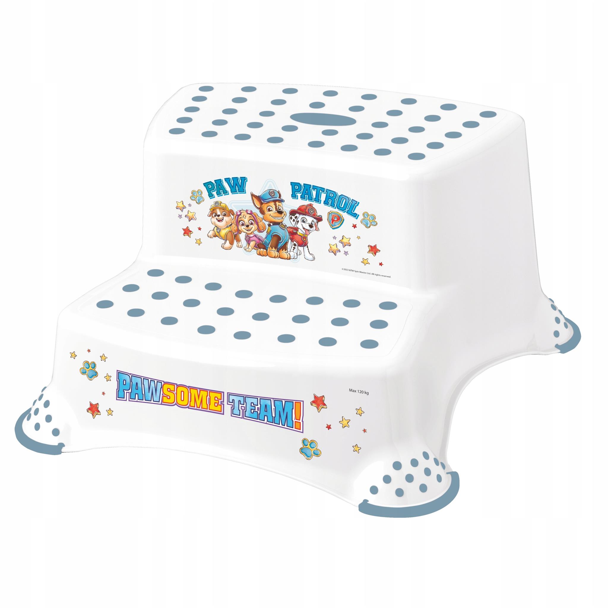 Dětský dvojstupínek k WC/umývadlu KEEEPER Paw Patrol bílý