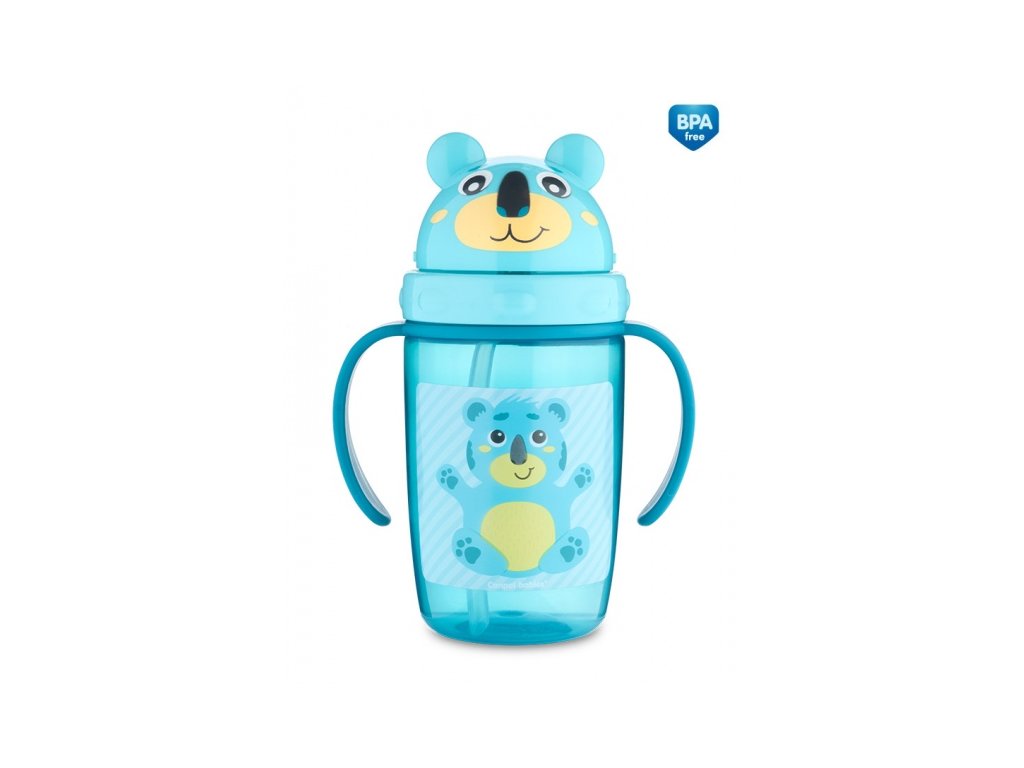 Nevylévací hrneček se slámkou 400ml Canpol babies