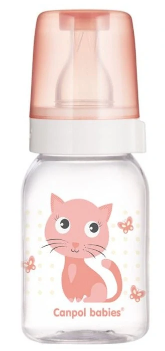 Láhev s potiskem Canpol babies CUTE ANIMALS 120ml