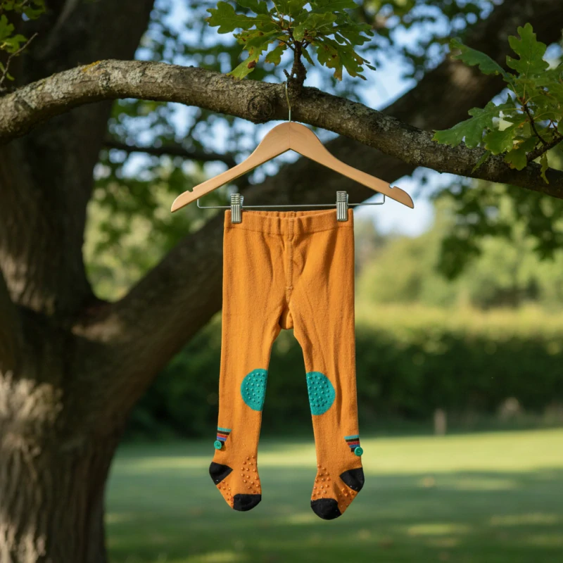 Chlapecké punčocháče YO Baby ABS hnědé s náklaďákem vel. 74/80