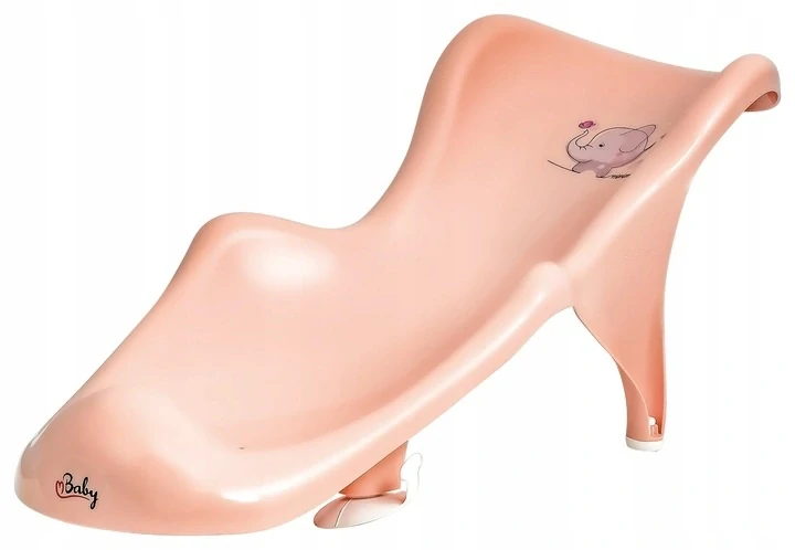 Lehátko do vany pro miminka MALTEX Sloník Minimal – Peach Rose