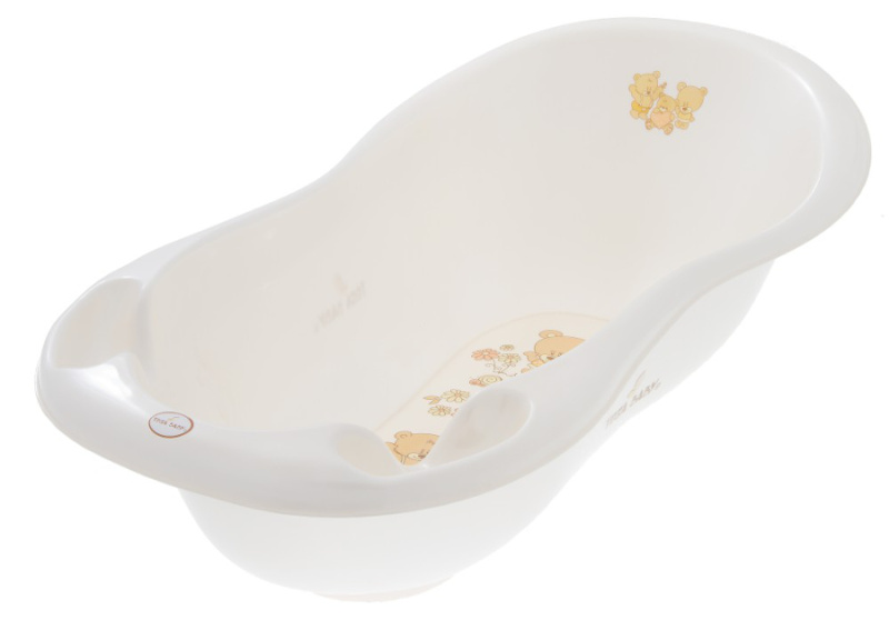 Kojenecká vanička Tega Baby Medvídek bílá perla 102cm