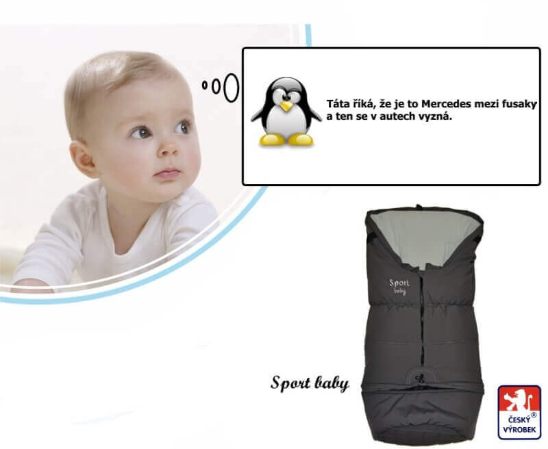 Dětský fusak Dětský svět combi 3v1 Sport Baby softshellový šedošedý