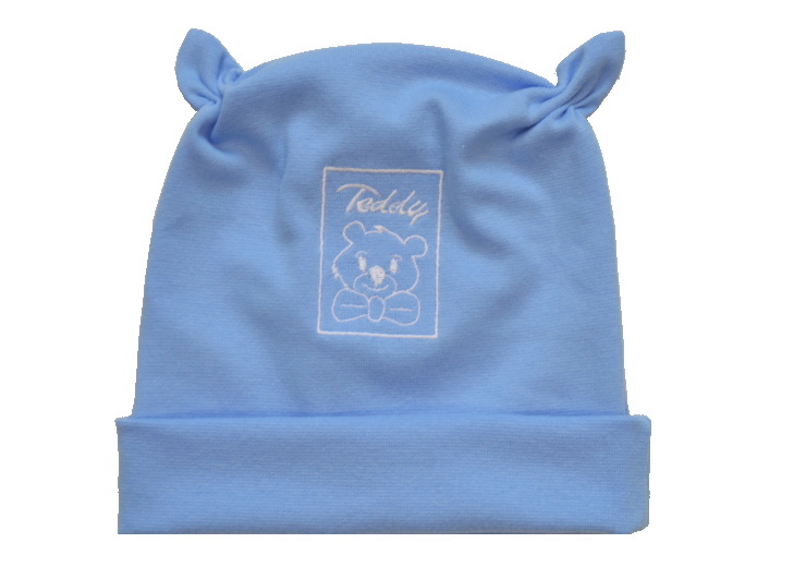 Dětská čepička Dětský svět Teddy světle modrá vel.2
