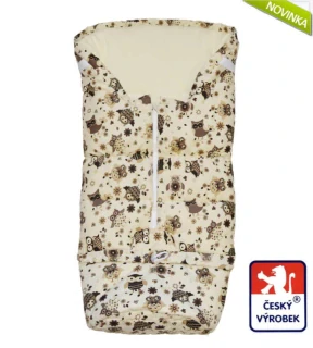 Dětský fusak Dětský svět combi 3v1 SOVA winter bag