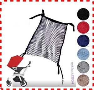 Nákupní síťka na kočárek Bambino světle modrá