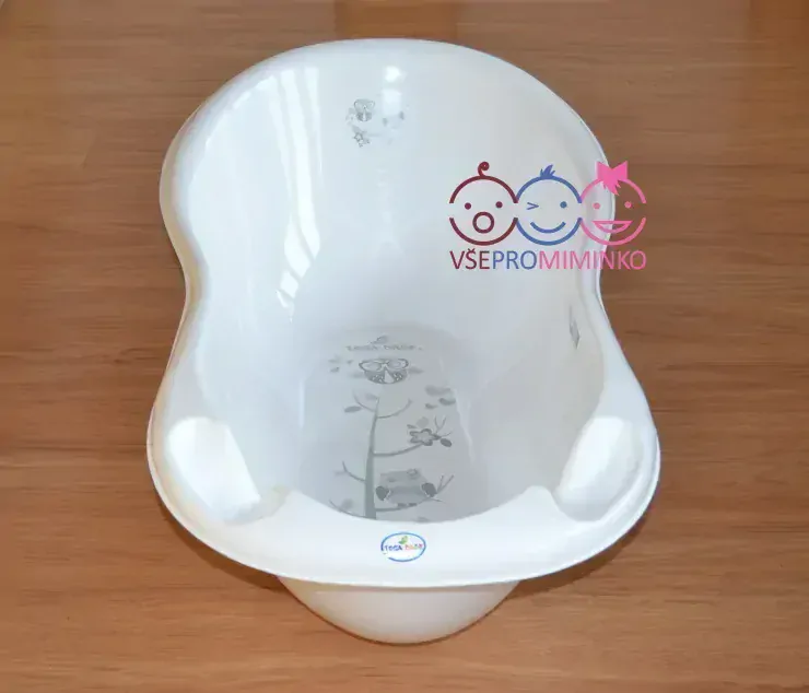 Anatomická vanička Tega Baby 102 cm sova bílá
