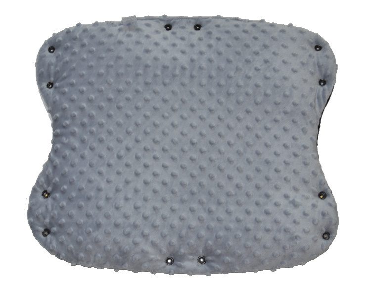 Zimní rukávník na kočárek Dětský svět LUX Minky černá/šedá