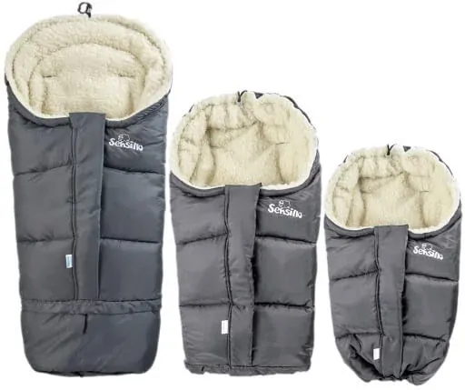 Zimní fusak COMBI 3v1 Sensillo BERÁNEK černý