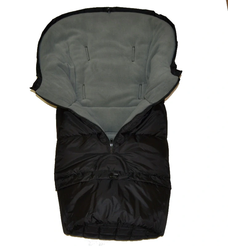 Dětský fusak do kočárku s kožešinou, Dětský svět, winter bag Eskymo světle tyrkysový