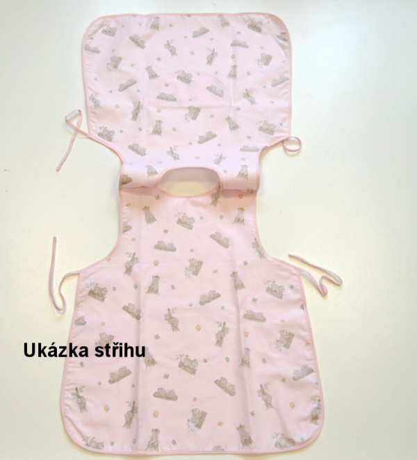 Dětská zástěrka Dětský svět malířská zvířátka ve vláčku