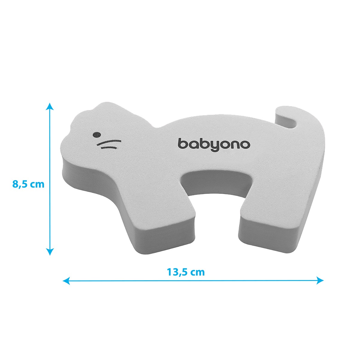 Zarážka na dveře Baby Ono šedá kočička NO 958