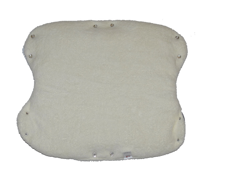 Rukávník na kočárek Dětský svět Lama LUX Fantasie šedokrémový