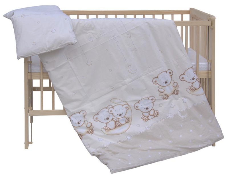 Dětská látka v metráži, medvídek Toro béžový