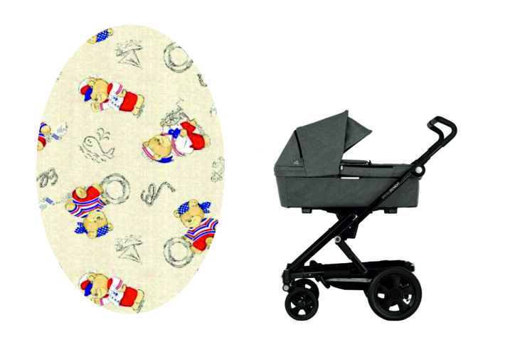 Bavlněná dětská látka námořník