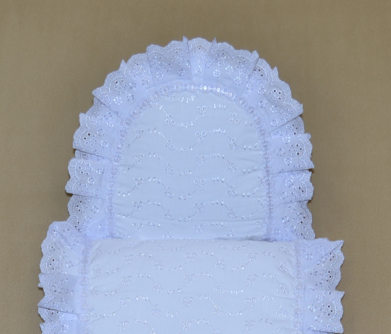 Krajkové peřinky do panenkového kočárku Dětský svět TEA