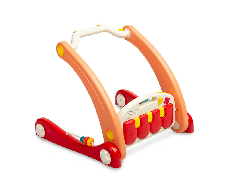 Dětské chodítko s podložkou na hraní TOYZ, růžové