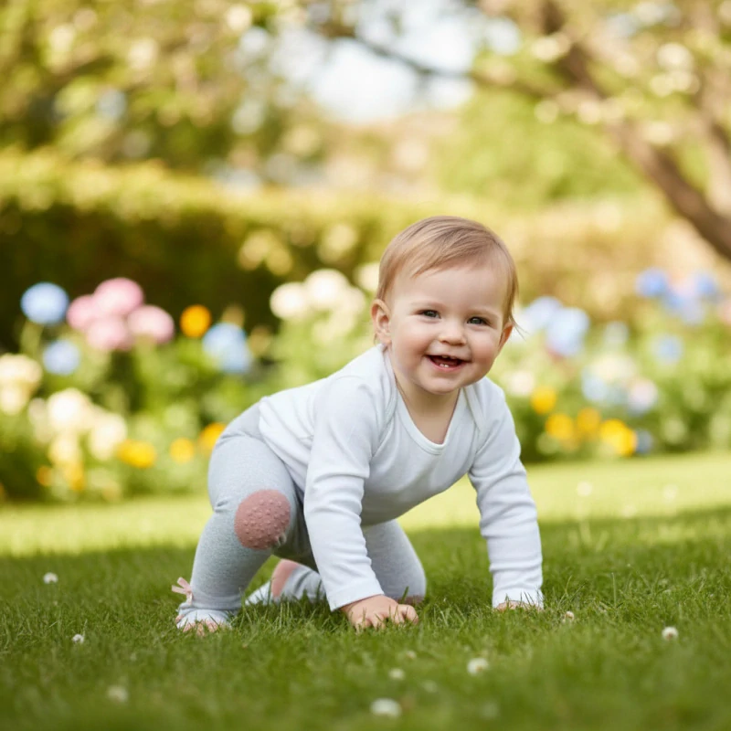 Dívčí punčocháče YO Baby ABS šedé s mašličkami vel. 80/86